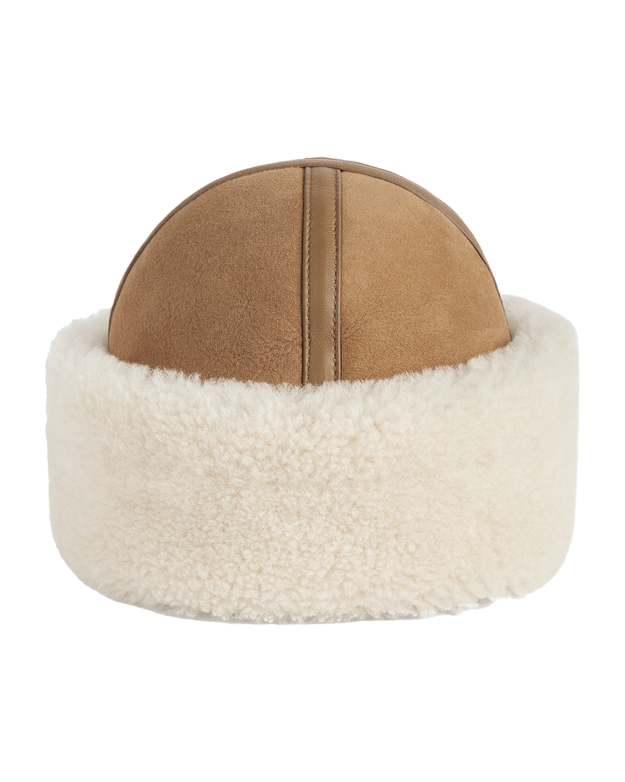 TOTEME  •  Shearling-Trimmed Suede Hat