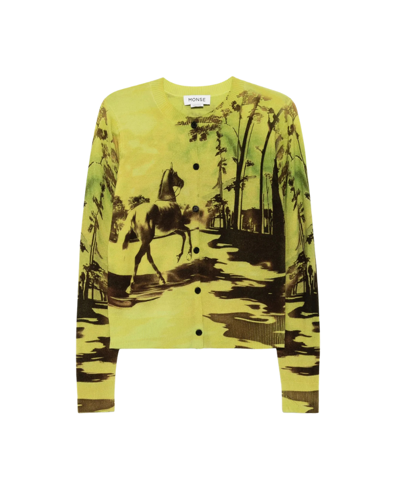 MONSE • Graphic Cardigan