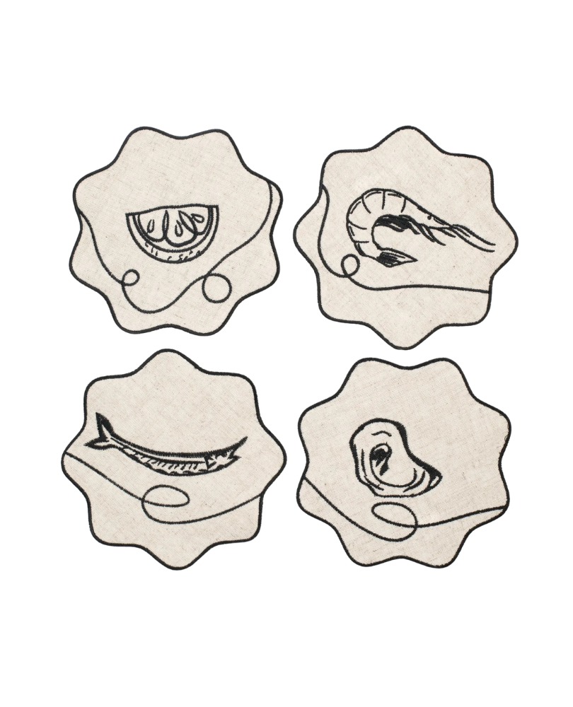 MISETTE  •  Linen Coasters